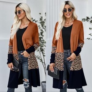 FORGET IT COLOR BLOCK CARDIGAN